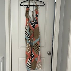 Forever 21 linen blend midi dress.